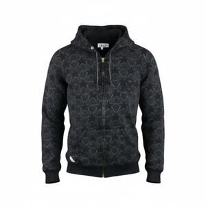 10.Deep Full Zip Hoodie Black Star Size 2XL
